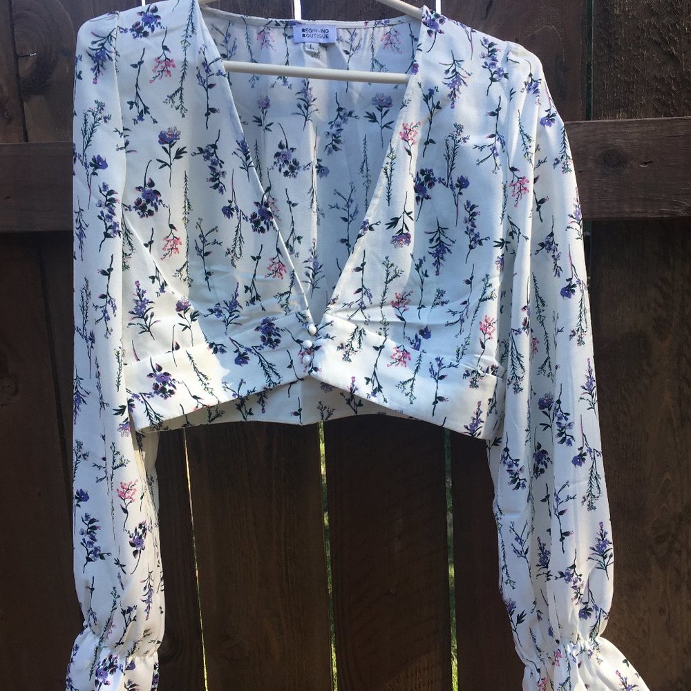 Beginning Boutique Floral Top
